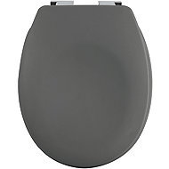 Spirella Neela Thermodur duroplastic toilet seat, matt grey - Toilet Seat