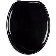 MSV WC prkénko CLEO, lesklé černé - Toilet Seat