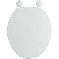 MSV Toilet Seat, Plastic, Plastic Hinges - Toilet Seat