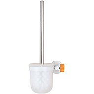 MSV WC wall-mounted brush IANA, with glass container, white - Toilet Brush