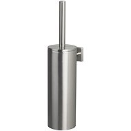 Spirella wall-mounted toilet brush NYO, with brushed stainless steel container - Toilet Brush