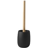 Spirella toilet brush SVEN, with black polyresin container, wood - Toilet Brush