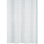 Spirella shower curtain FILIGRAN, abstract motif, white, 180 × 200 cm, polyester - Shower Curtain