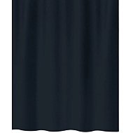 Spirella shower curtain PRIMO, black, 180 × 200 cm, polyester - Shower Curtain