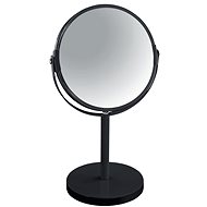 Spirella cosmetic magnifying mirror Sydney, black steel, with stand - Makeup Mirror