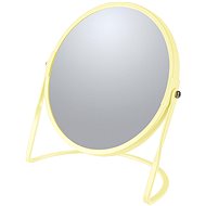 Spirella cosmetic magnifying mirror Akira, matt yellow, steel - Makeup Mirror