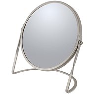 Spirella cosmetic magnifying mirror Akira, matt grey-brown, steel - Makeup Mirror
