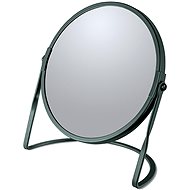 Spirella cosmetic magnifying mirror Akira, matt dark green, steel - Makeup Mirror