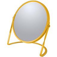 Spirella cosmetic magnifying mirror Akira, matt saffron yellow, steel - Makeup Mirror