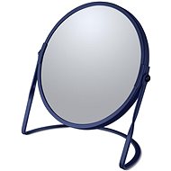 Spirella cosmetic magnifying mirror Akira, matt dark blue, steel - Makeup Mirror