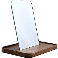 Spirella rectangular mirror Alesia, with wooden rectangular base - Makeup Mirror