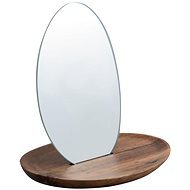 Spirella oval mirror Alesia, with wooden oval base - Makeup Mirror