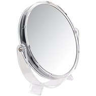 MSV cosmetic magnifying mirror Firenze, clear plastic, 17 cm - Makeup Mirror