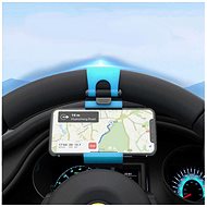 iTrade Mobile phone holder for steering wheel - BLUE - Phone holder