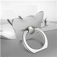 Smart Ring Type: cat - silver - Phone holder