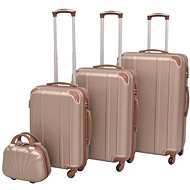 Four-piece set of wheeled suitcases, champagne - Case Set