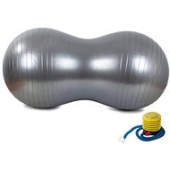 Verk 14285 Gymnastic ball 45 × 90 cm with pump, silver - Gym Ball