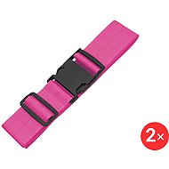 Luggage strap 2 × LB222 Dark Pink - Strap on trunk