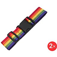 Luggage strap 2 × LB218 multicolour - Strap on trunk