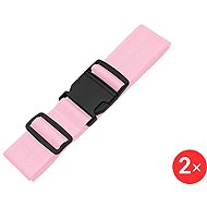 Luggage strap 2 × LB216 pink - Strap on trunk