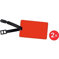 Suitcasesplus NameplateLTS312 2 × red - Luggage Tag