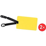 Kufryplus Name tag LTS303 2 × yellow - Luggage Tag