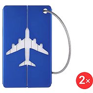Ewena Name tag on suitcase blue, 2 pcs - Luggage Tag