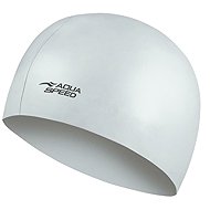 Aqua-Speed Plavecká čepice 2 × Mega stříbrná - Bathing Cap