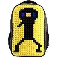 09 pixel hátizsák sárga - Hátizsák