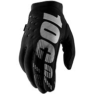 100% BRISKER USA Black/Grey - Cycling Gloves