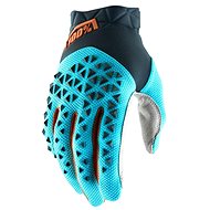 100% AIRMATIC USA gray / blue / bronze - Cycling Gloves