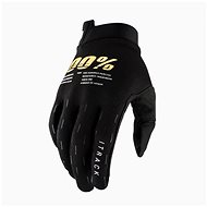 100% iTRACK USA black / gold, size L - Cycling Gloves