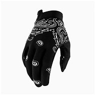 100% iTRACK USA black / white, size L - Cycling Gloves