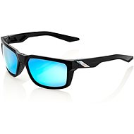 100% DAZE Black - USA (Tinted Blue Glass) - Cycling Glasses