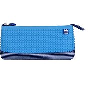Pixie Crew large case blue with white stripes - School Case