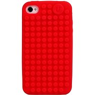 Pixel case for iPhone 4 / 4S red - Phone Case