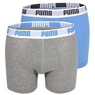 Puma Basic-Boxer 2P blau grau - Boxershorts