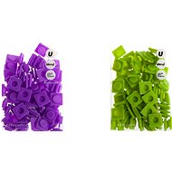 Pixels large set, violet-green - Pixel