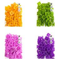 Small pixels set, pink-purple-yellow-green - Pixel