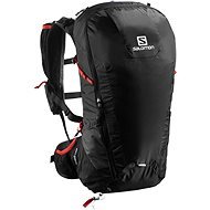 Salomon Peak 30 black/bright red - Športový batoh