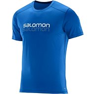 Salomon Cosmic logo SS TEE Union blue 2XL - T-Shirt