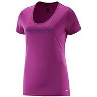 Salomon SS Mazy Graphic TEE W Aster purple M - T-Shirt