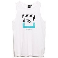 Rip Curl Square Combine TANK Tee Optical White size 12 - Tank Top