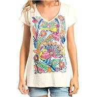 Rip Curl Sueno Tee Whitecap Grey size M - T-Shirt
