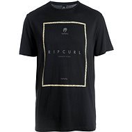 Rip Curl Search Rechteck Vibes T-Shirt Black Größe M - T-Shirt