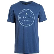 Rip Curl Zinc Tee Dark Denim Marl size M - T-Shirt