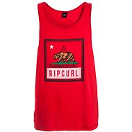 Rip Curl Cali Bear Tank Baton Red size XL - Tank Top