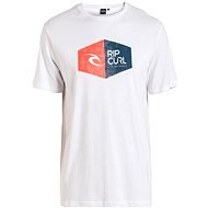 Rip Curl Icon 3D T Optical Weiß Größe XL - T-Shirt