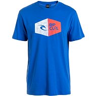 Rip Curl Icon 3D T College-Blau Größe 2XL - T-Shirt