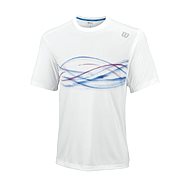 Wilson LSU Soundwave Print Crew white L - T-Shirt